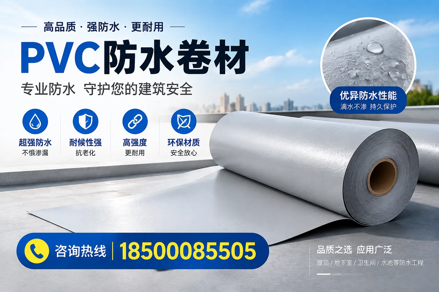 琼中地区pvc防水卷材的市场现状与发展趋势